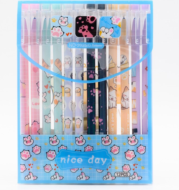 Ручка гелевая, пиши-стирай, ЛАПКА, 0,5 мм, 2025