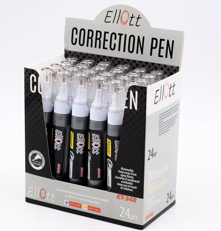 Корректирующий карандаш ELLOTT, 10 мл, ЕТ348