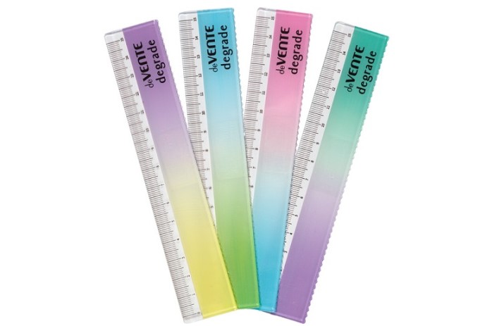 Линейка пластиковая 'deVENTE. Degrade' 15 см, с волнистым краем, 5091421