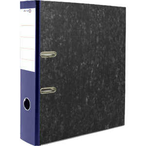 Папка регистратор , А4 , "Attomex. Lite" 75 мм , синяя , c металлической окантовкой, 3090916