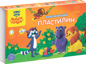 Пластилин Мульти-Пульти 