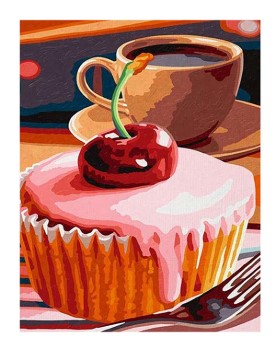 Алмазная мозайка Пирожное (25х30 см), М-11530