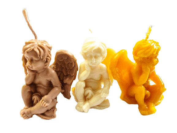 Свеча декоративная 'Ангел' 1 шт цвет ассорти 0910