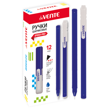 Ручка шариковая 'deVENTE. Breeze' серия Speed Pro, d=0,7 мм, масл. осн., синяя, 5073855