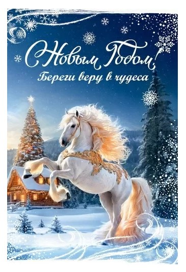 Открытка С Новым годом! Береги веру в чудеса, 50001679
