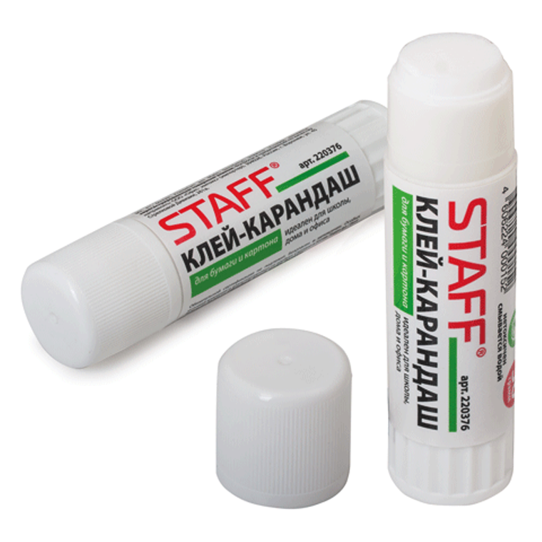 Клей-карандаш 36 г STAFF, 220376