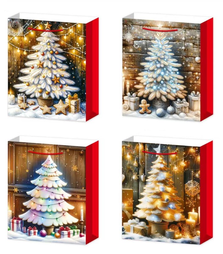 ПАКЕТ ПОДАРОЧНЫЙ, DARLENS, КАРТОН, 260Х320Х100 ММ, С ВЕРЕВОЧНОЙ РУЧКОЙ, DL-DRL08641