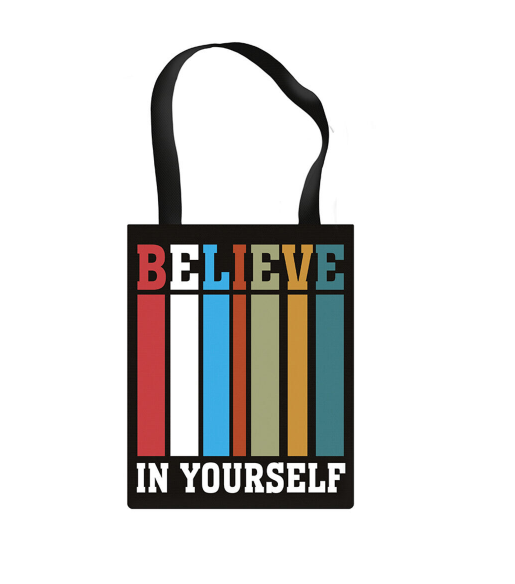 Сумка-шопер , ВЕРЬ В СЕБЯ , на молнии, СШР-1