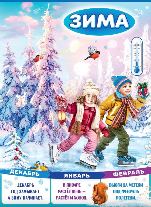 Плакат 'Зима' 3001591