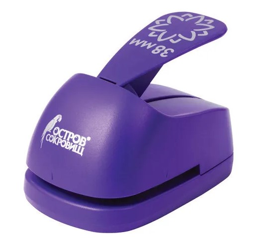 Дырокол фигурный , Остров сокровищ , 3D 'Цветок', d-38 мм, 227178