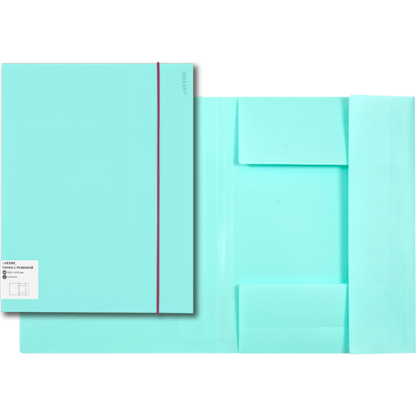 Папка с резинкой deVENTE, А4, Pastel, 3070801