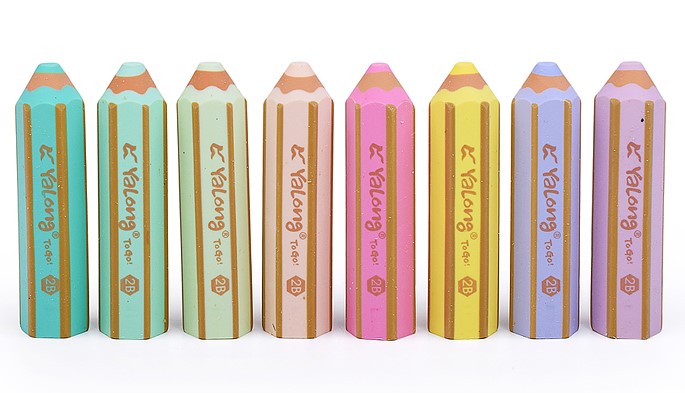 Ластик фигурный 'Карандашики', 66х18 мм, YL211520