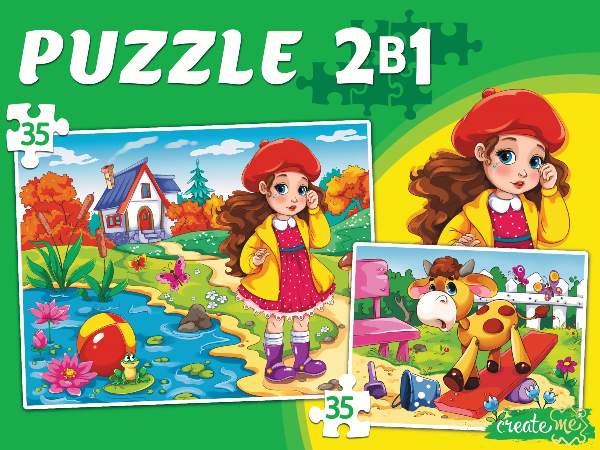 МАКСИ-ПАЗЛЫ 35 элементов 2 в 1. ЛЮБИМЫЕ ИСТОРИИ № 2, П35-7252