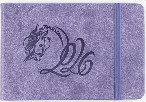 Планинг датированный 2026, НЕАПОЛЬ лиловый, 160х105 мм, 64 листа, 310098