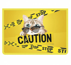 Папка для тетрадей А4 , CAUTION, ПМ-А4-29