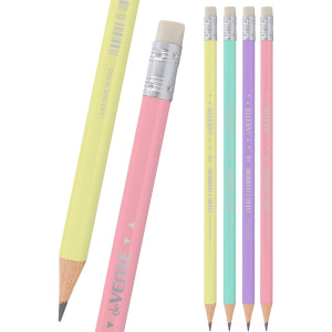 Карандаш чернографитный "deVENTE.Pastel", HB , диаметр грифеля 2 мм , с ластиком, 5032337