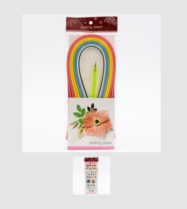Бумага для квилинга, 5400х5мм, 170 л, 20 цв.+инстр, 4316