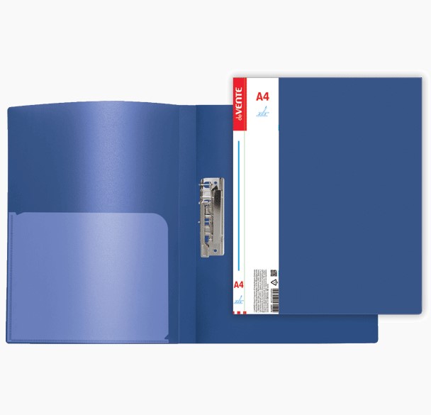 Папка с боковым прижимом 'deVENTE. Daily' A4, 600 мкм, фактура 'песок' сменная этикетка, 3110707