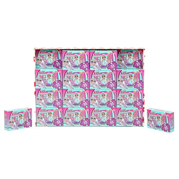 ЛОЛ. Русалки. Пазлы классические в коробке. 35 деталей. (90х65х25 мм), 394111