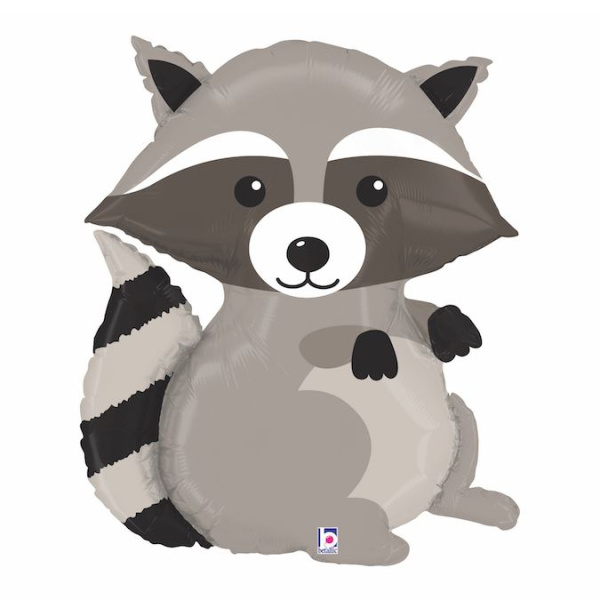 Шар фольгированный 36' Енот , (1 шт;уп), 35176