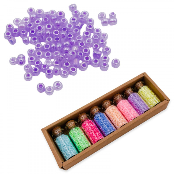 Набор бисера 'Selvatica', 8 цв, по 10 г, 5694;5693