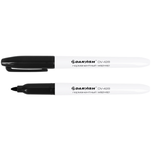 Маркер перманентный Darvish, синий, зеленый, красный, черный, DV-428;DV-428-02