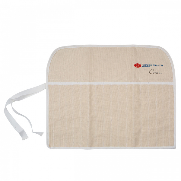 Пенал скрутка для кистей 'Сонет', 100% хлопок , 52х41 см, 2421301762