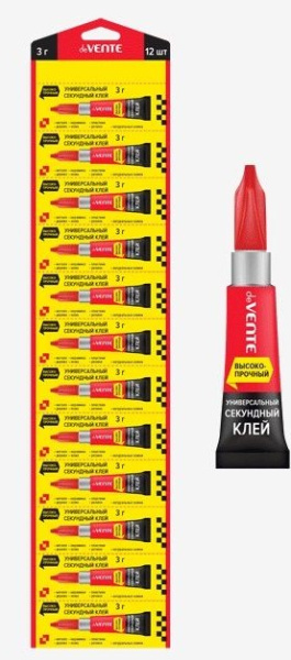 Клей секундный 'deVENTE. Super Strong glue' (супер клей) 3 г, 4180301